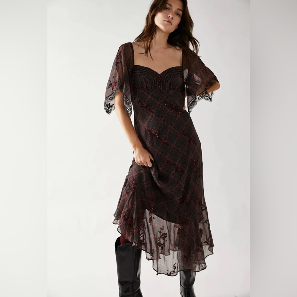 Free People Fallen Flowers Dress